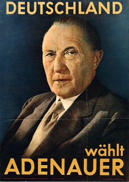 Adenauer campaign poster