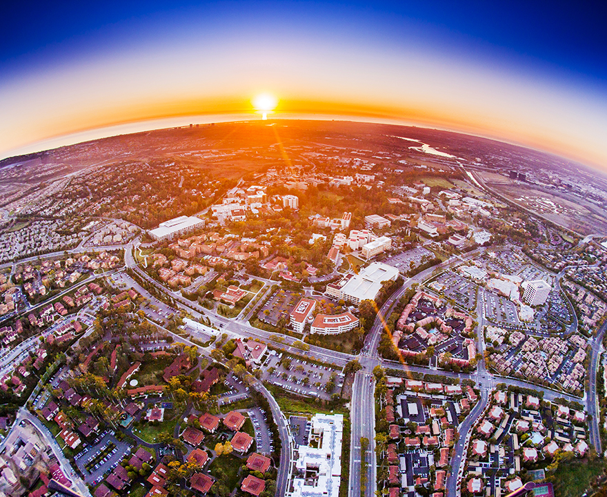 aerial view