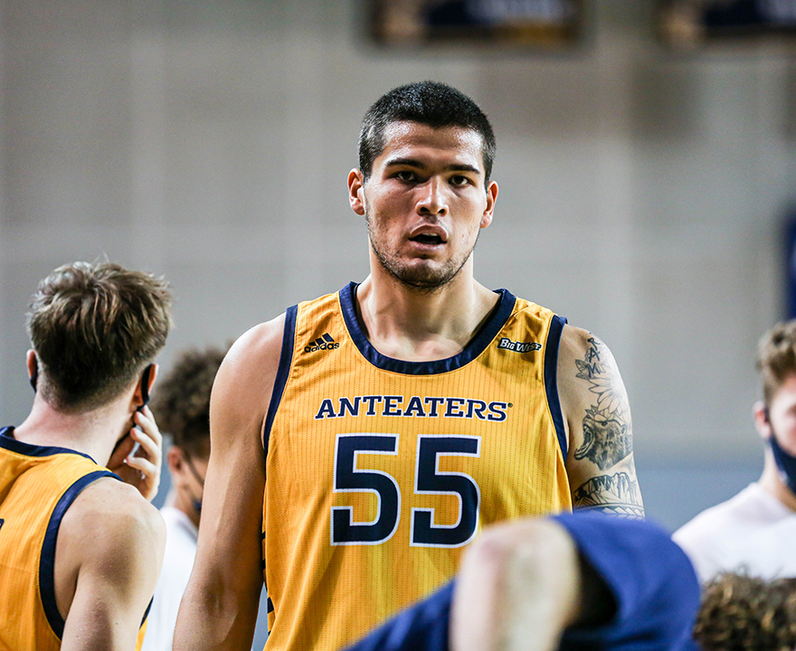 Senior Anteater basketball player Brad Greene is a standout both on and off the court.