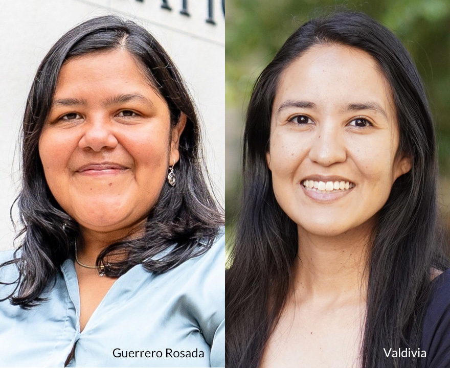 Guerrero Rosada and Valdivia headshots