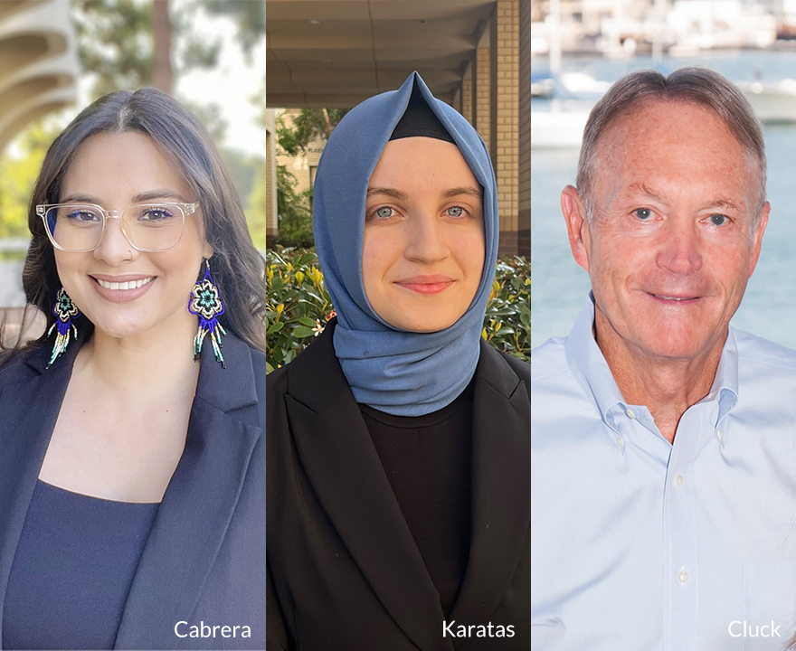 Social sciences Lauds and Laurels recipients Cabrera, Karatas and Cluck