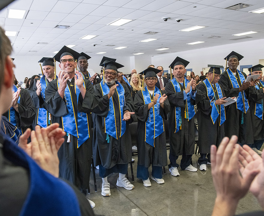 UC Irvine LIFTED commencement ceremony graduates celebrating