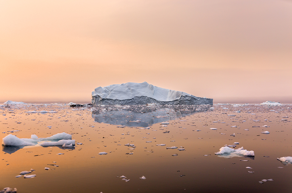 Photo of a Melting Iceberg