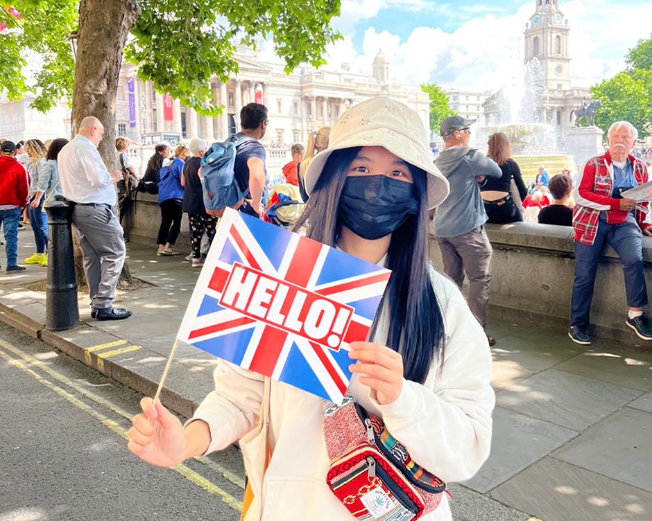 Katie Kao Trip to England