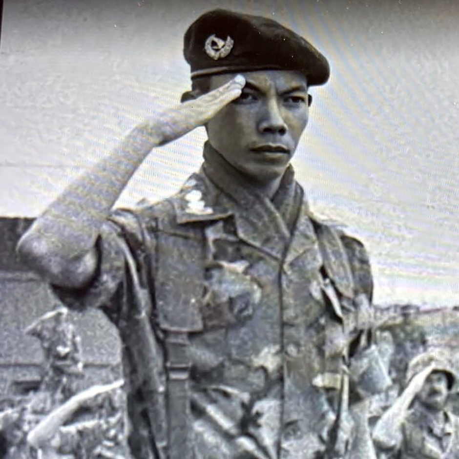 Chelsey Nguyen’s grandfather during his time in the service
